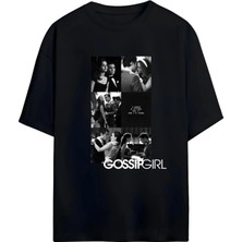Von Labas Gossıp Gırl Dizi  Yüksek Baskı Kaliteli Unısex Yeni Sezon Oversıze Pamuklu  T-Shırt