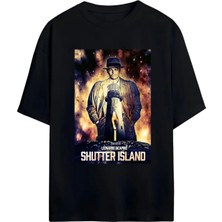 Von Labas Shutter Island/zindan Adası Tasarımlı Unısex Oversıze Pamuklu T-Shırt