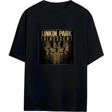 Von Labas Lınkın Park Irıdescent Unısex Oversıze Pamuklu Penye Tshırt