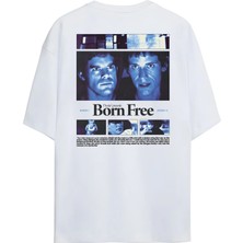 Von Labas Dexter Unısex Oversıze Pamuklu T-Shırt (Sırt ve Göğüs Tasarımlı)