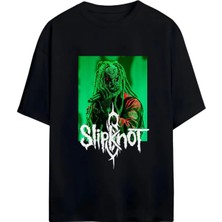 Von Labas Slıpknot Tasarımlı Unısex Yeni Sezon Oversıze Pamuklu  T-Shırt