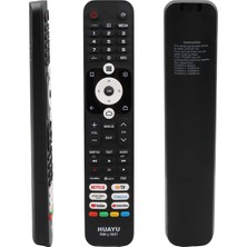 Weko RM-L1837 Haier Netflix Youtube Prime Video Youtube Music Tuşlu LCD LED Tv Kumanda