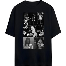 Von Labas Lana Del Rey Tasarımlı Unısex Yeni Sezon Oversıze Pamuklu  T-Shırt