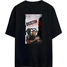 Von Labas Dustin Poirier Fanlarına Özel Unisex Pamuklu Ufc Tişört - Mma Yıldızı Tasarımı