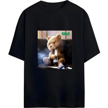 Von Labas Ted Bear- Ayı Teddy Tasarımlı Yüksek Baskı Kaliteli Unısex Yeni Sezon Oversıze Pamuklu  T-Shırt
