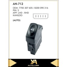 Universal Kango Cam Düğmesi Cam Anahtarı Renault Kangoo Sol Auto 5pin
