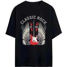 Von Labas For Rock Lovers Unısex Oversıze Tshırt
