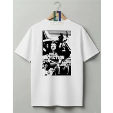 Von Labas Pulp Fiction Tasarımlı Premium Unisex %100 Pamuklu Yüksek Kalite Baskılı Tişört Tvd
