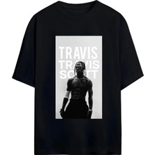 Von Labas Travıs Scott Tasarımlı Unısex Yeni Sezon Oversıze Pamuklu  T-Shırt