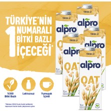 Alpro Yulaf Sütü 5x1 L Vegan Laktozsuz Bitkisel Bazlı