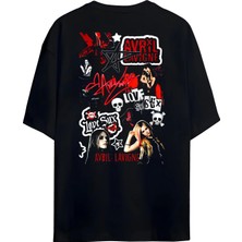 Von Labas Avril Lavigne Özel Tasarım %100 Pamuklu Unisex Tişört