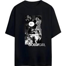 Von Labas Gossıp Gırl Dizi  Yüksek Baskı Kaliteli Unısex Yeni Sezon Oversıze Pamuklu  T-Shırt