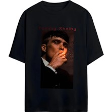 Von Labas Tommy Shelby,peakyblınders,thomas Shelby Tasarımlı Unısex Yeni Sezon Oversıze Pamuklu  T-Shırt