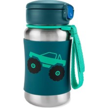 NW NessiWorld Zoo Pipetli Paslanmaz Çelik Suluk 350 ml Kamyon