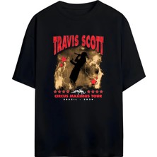 Von Labas Travıs Scott Unısex Oversıze Pamuklu Tshırt