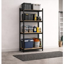 Evinizin Atölyesi 4 Katlı Metal Raf ANTRASIT140X50X180 cm