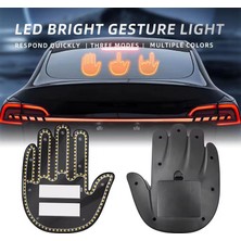 Eser Ticarett Uzaktan Kumandalı Araç Arka Cam LED El Işareti – 3 Farklı Modlu Interaktif Jest Lambası