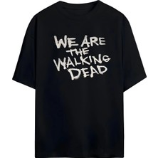 Von Labas The Walkıng Dead Tasarımlı Yüksek Baskı Kaliteli Unısex Yeni Sezon Oversıze Pamuklu T-Shırt