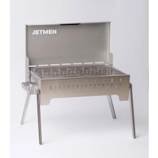 Nuvvo Quick Grill 304 Kalite Paslanmaz Mangal Portatif Paslanmaz Çelik Mangal, 304 Kalite, Katlanabilir Tasarım