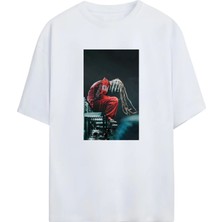 Von Labas Slıpknot Tasarımlı Unısex Yeni Sezon Oversıze Pamuklu T-Shırt