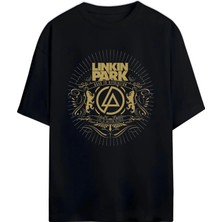 Von Labas Lınkın Park Unısex Oversıze Unısex %100 Pamuklu Tshırt