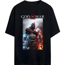 Von Labas God Of War Vıdeo Game Unısex Pamuklu Tshırt