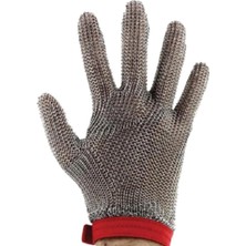 Starline Çelik Örgülü 5 Parmak Kesilmeye Dayanıklı Güvenlik Eldiveni