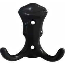 PremiumPort Siyah Plastik Mobilya Dolap ve Portmanto Askısı, Pratik ve Şık Tasarım