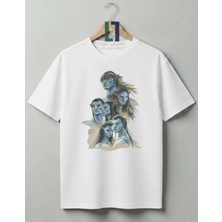 Von Labas Avatar Tasarımlı %100 Pamuklu Unisex Yüksek Baskı Kaliteli Tişört