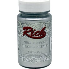 Rich Multi Surface N:2502 Gümüş Titanium Metalik Boya 90 Cc Özellikli Sanatsal Ürün