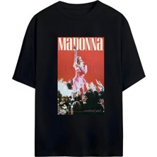 Von Labas Madonna Materıal Gırl Tasarımlı Yeni Sezon Unısex Oversıze Tshırt