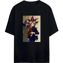 Von Labas Yu-Gi-Oh! Tutkunlarına Özel Unisex Oversize Pamuklu Tişört