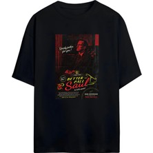 Von Labas Better Call Saul Unısex Oversıze Pamuklu T-Shırt