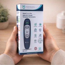 Pratik Temassız Kulak Termometresi, Renkli Uyarı, Çok Fonksiyonlu Kullanım