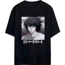 Von Labas Death Note Tasarımlı Unısex Oversıze Pamuklu Tshırt