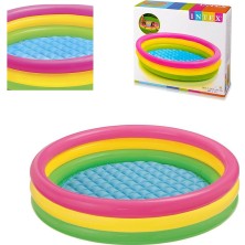 Poçi's World 114X25 3 Boğumlu Renkli Altı Şişme Çocuk Oyun Havuzu