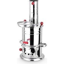 Nuvvo Trendyapimarket Krom Küçük Tek Semaver