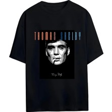 Von Labas Tommy Shelby -Peaky Blınders Unısex Oversıze Pamuklu T-Shırt