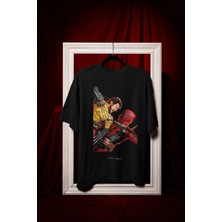 Von Labas Deadpool & Wolverıne Tasarımlı Unısex Oversıze Pamuklu Tshırt