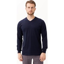 Kardelen İş Elbiseleri Padus V Yaka Uzun Kollu T-Shirt - Rahat Kesim, Günlük ve Iş Kullanımı Için