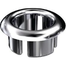 Yapıtaşı Üniversal Lavabo Taşma Delik Yüzüğü 1 Adet Krom Renk ABS Plastik Kromaj Kaplama