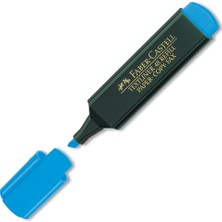 Faber-Castell 1548 Mavi Fosforlu Kalem 1-2-5 mm Uç Kalınlığı ile Dayanıklı Yazım