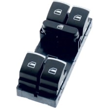 Universal Cam Düğmesi Golf 6 Passat B6 Polo Caddy Tıguan Sol Dörtlü Krom 10PİN