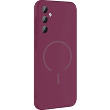 Adige Samsung Galaxy A37 Kılıf Silikon Meta Araç Tutucu Özellikli