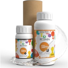 Resinin Slim 750 Gr A+B Ultra Şeffaf Epoksi Reçine Şeffaf Renk ile Kolay Uygulama