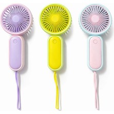 Livenda Tek Kademeli Şarjlı Taşınabilir El ve Masaüstü Fanı ALK5648