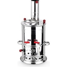 Nuvvo Trendyapimarket Odunlu Semaver Çift Musluklu 3.5 Litre