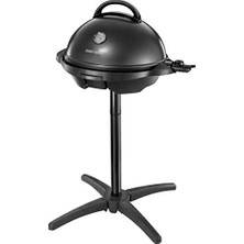 Nuvvo George Foreman Indoor/outdoor Izgara: Ayakta Izgara ve Masa Izgarası (Iç ve Dış Mekan Kullanımı, Balkon ve Mutfak, Çap 44,5 Cm, Sıcaklık Göstergesi, Yağ Damlama Tepsisi, 22460-56