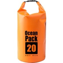 PremiumPort Yüzen Turuncu Su Geçirmez Çanta, 20L, Lethe Boards Ocean Pack