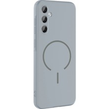 Adige Samsung Galaxy A37 Kılıf Silikon Meta Araç Tutucu Özellikli